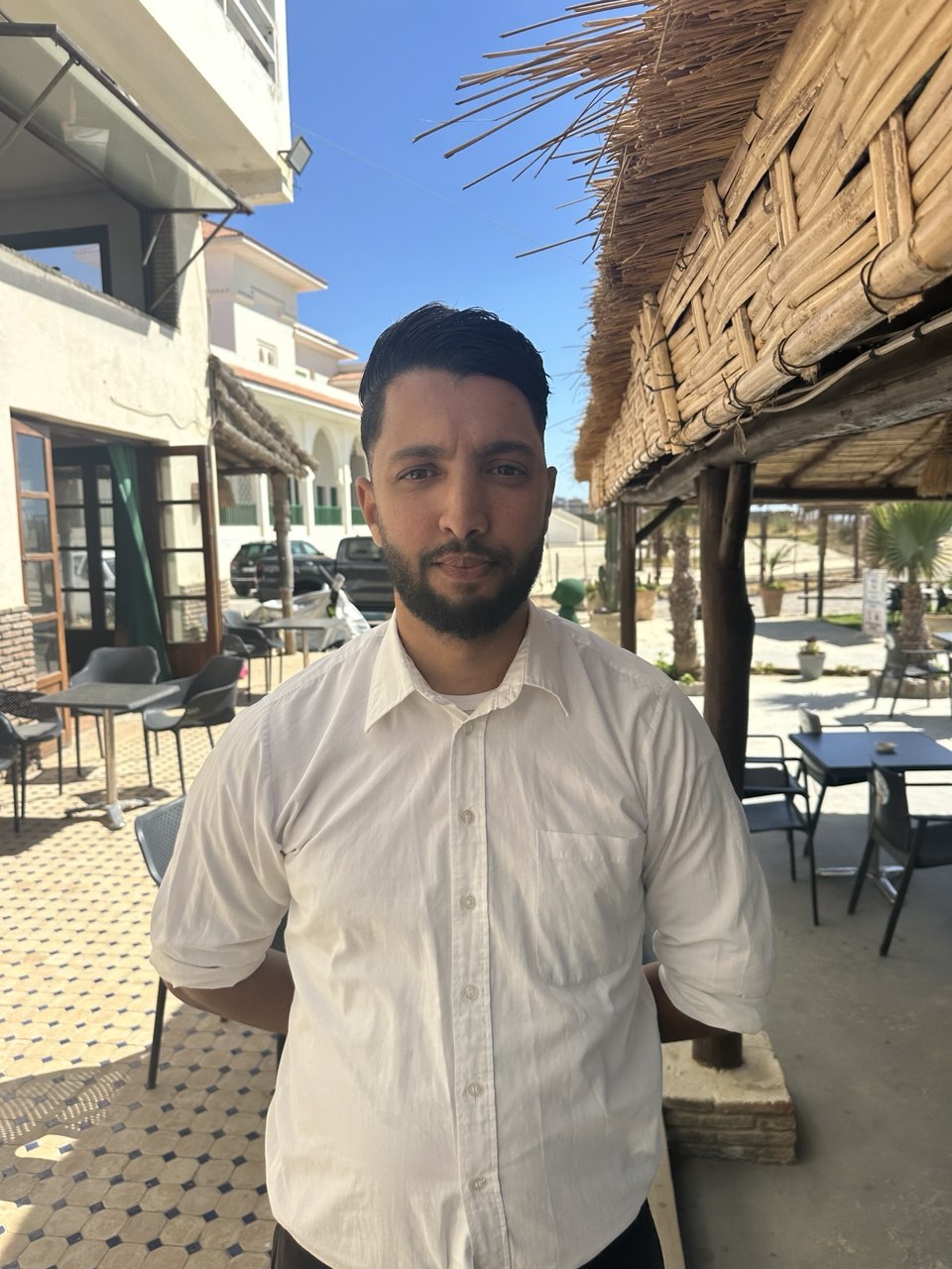 Dahman, server at Cafe Daya